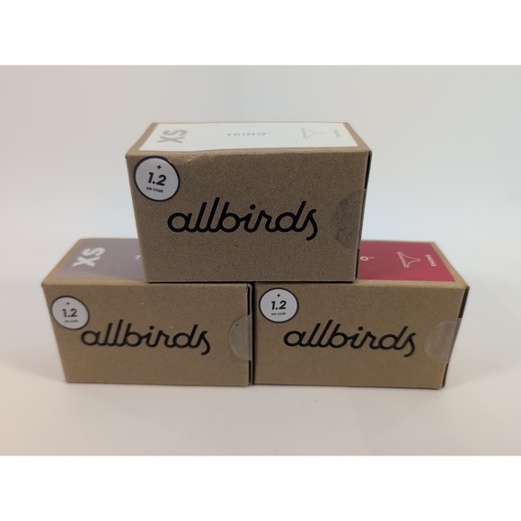 Lot of 3 NEW Allbirds Trino Thong Underwear Pitaya Nimbus Alpenglow Wool Size XS - Picture 2 of 6